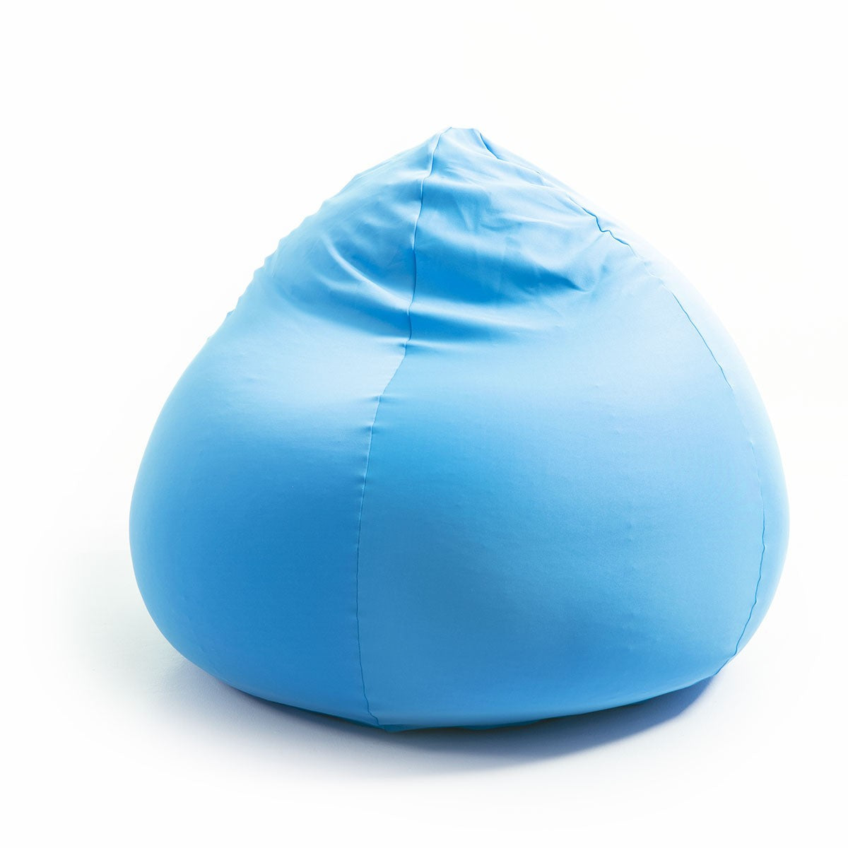 Pouf Poire Stretch Bleu