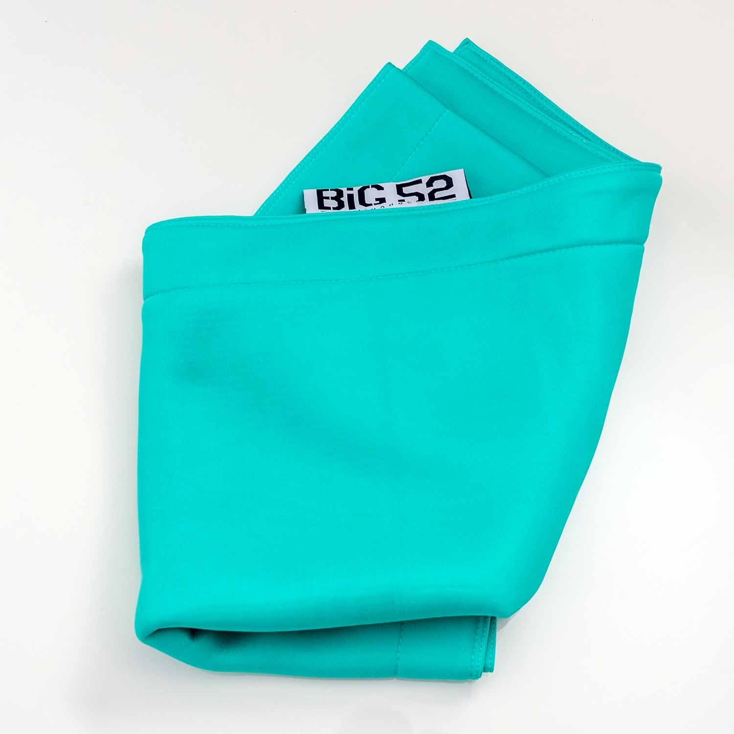 Housse pouf piscine rectangulaire vide Turquoise