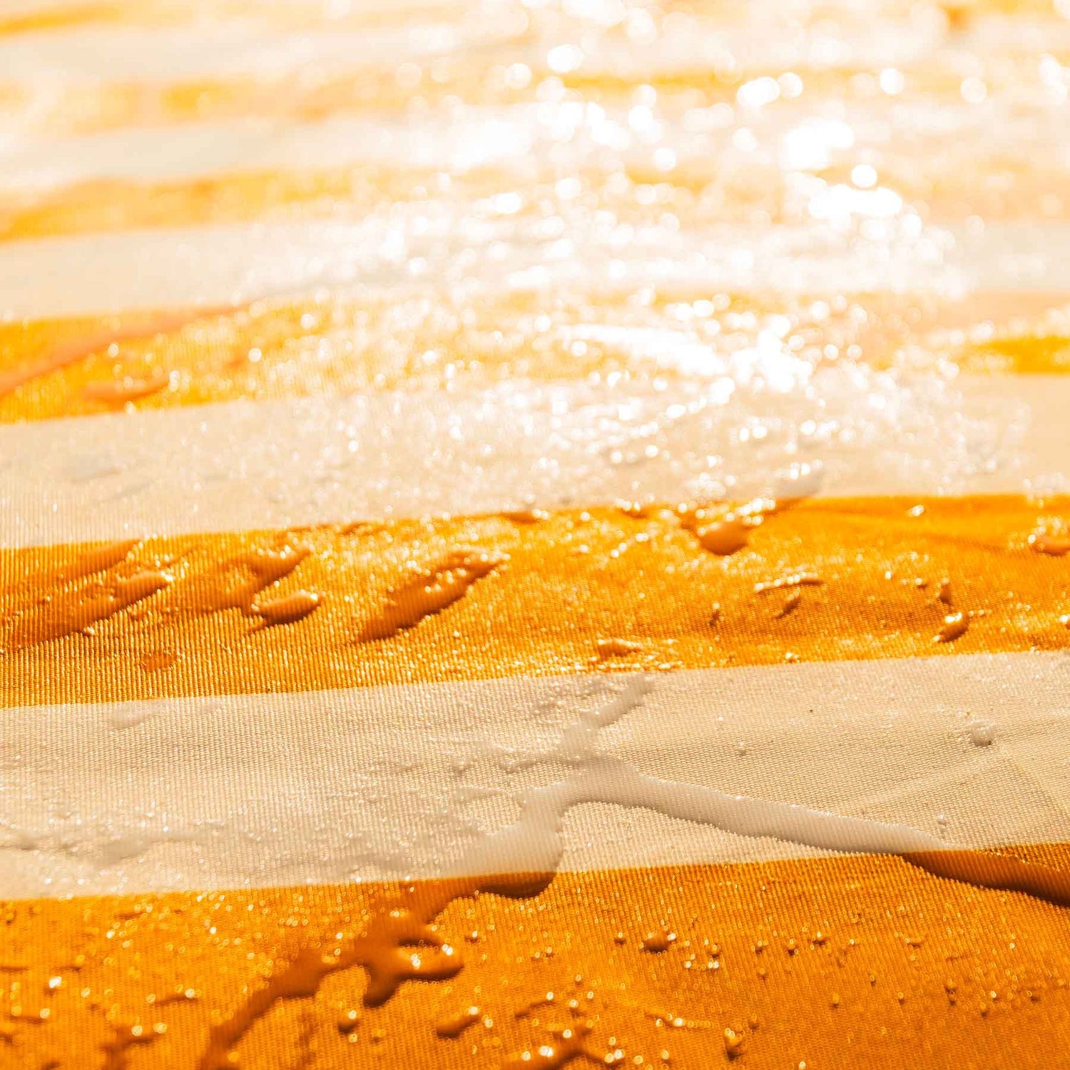 Pouf Piscine Jaune Rayé Deauville