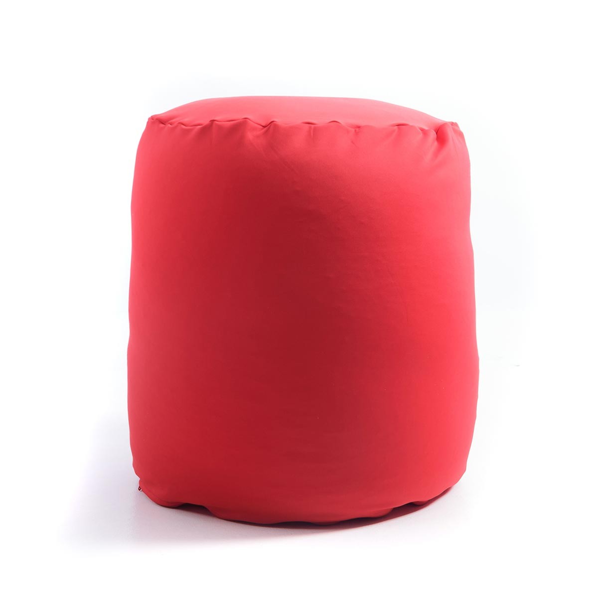 Pouf Repose Pieds Stretch Rouge