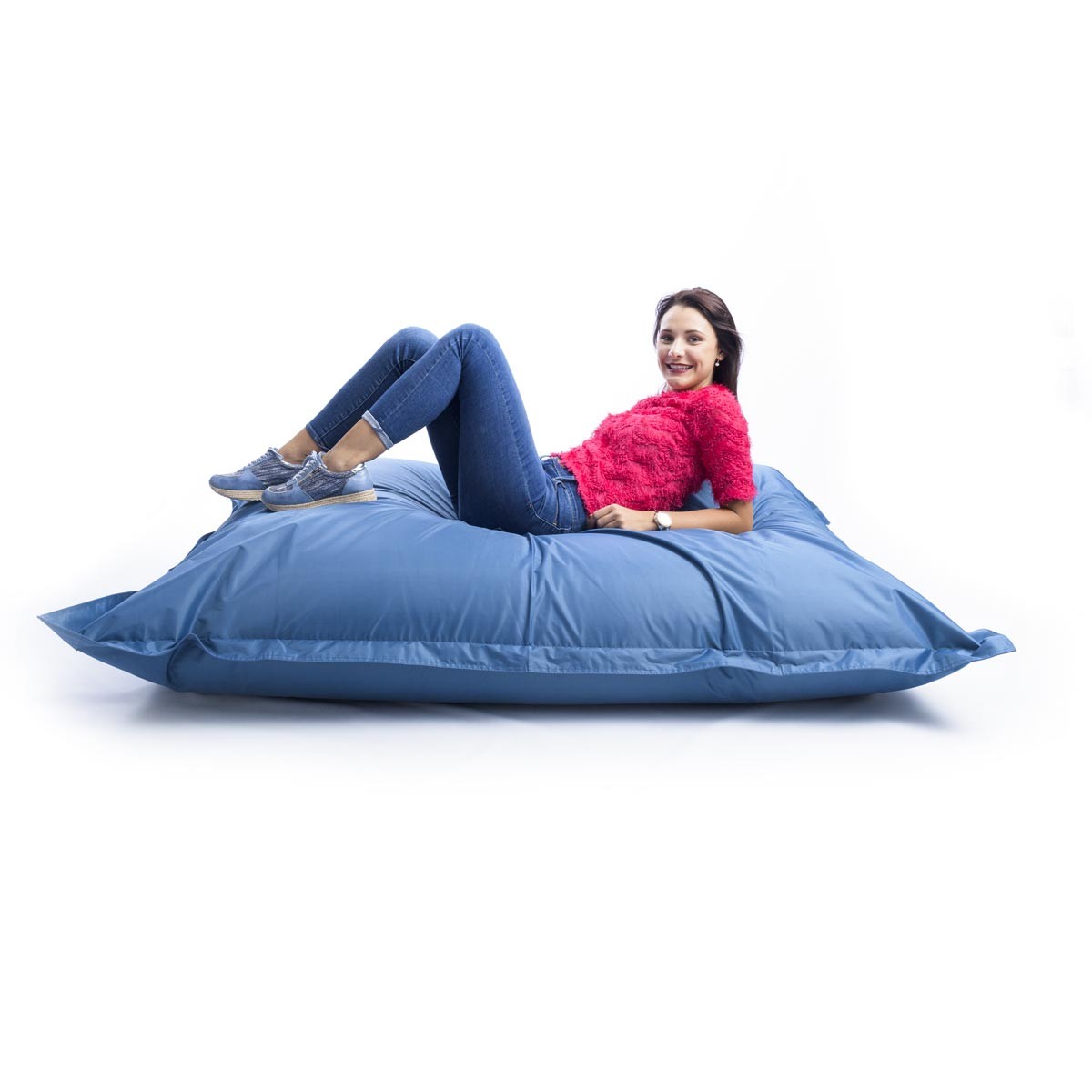 Pouf Géant XXL Bleu Canard