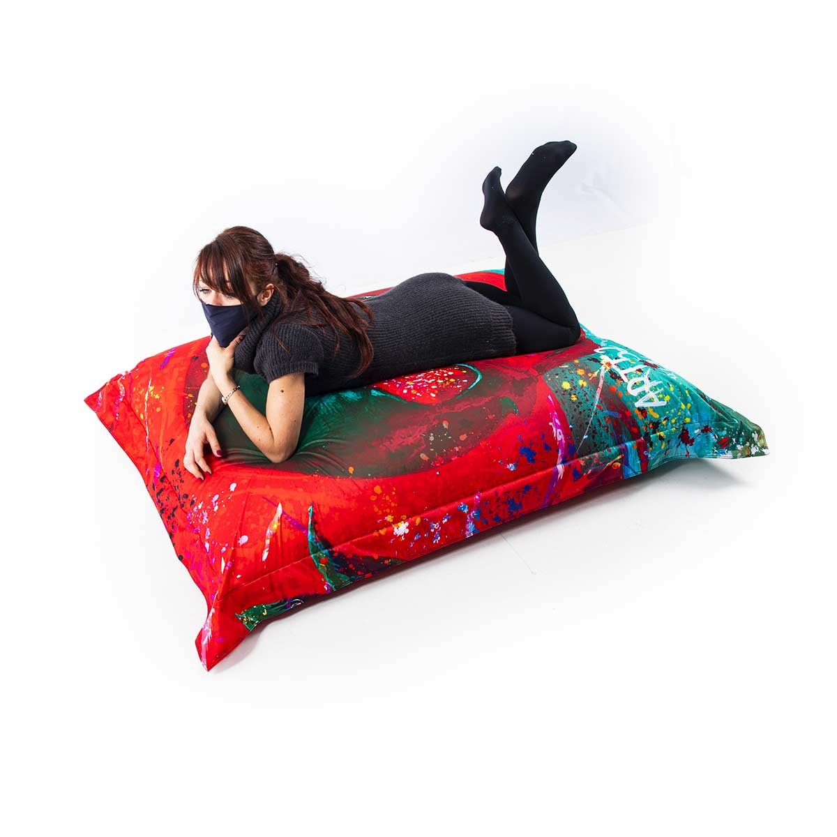 Pouf Géant ART52® - Vanité Rouge