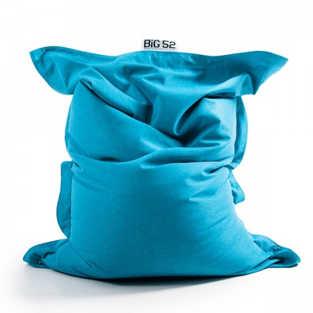 Giant Indoor Pouf BiG52 Cocooning Turquoise Blue per il tuo soggiorno -  Prezzo diretto di fabbrica