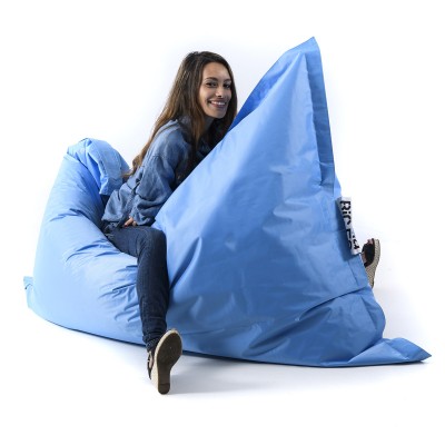 Pouf Gigante XXL per Interni ed Esterni, Sfoderabile, Soggiorno, Giardino,  Deco Arts Arancione