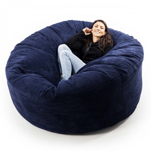 Giant Round XXXL Velvet Pouf BiG52 Blu Navy A Prezzo Di Fabbrica -  Spedizione Gratuita 24/72H