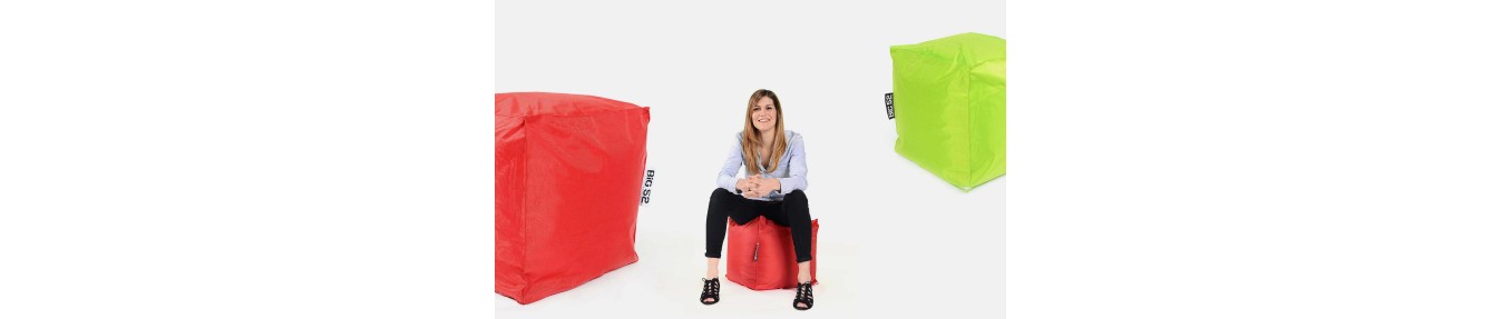 Giant BiG52 Square Pouf, Cube Pouf - Free Delivery 24/48H