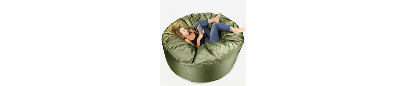 Pouf Géant Rond XXL Extérieur - Livraison Gratuite 24/72H