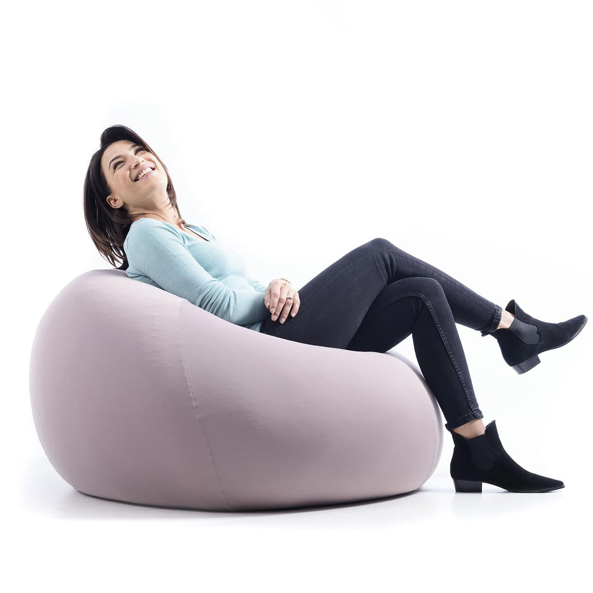 Pouf Poire Stretch Taupe